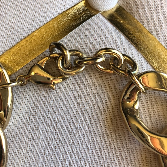 RueLaLa Oversized Gold Chain Necklace - Picture 5 of 5